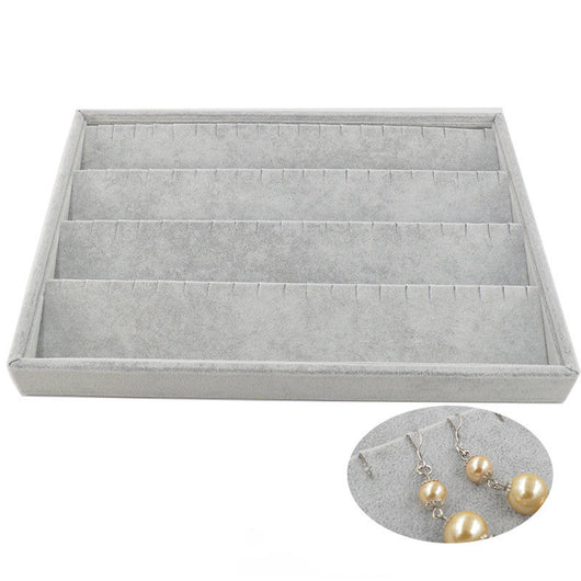 Organizador de Joyas Terciopelo - Bandeja Exhibidora para Anillos y Aretes - Image 8