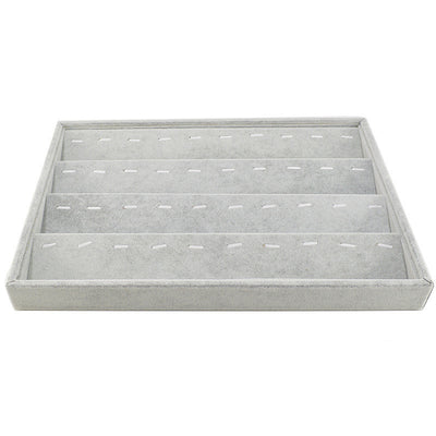 Organizador de Joyas Terciopelo - Bandeja Exhibidora para Anillos y Aretes - Image 9