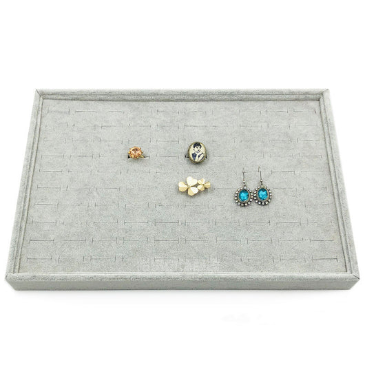 Organizador de Joyas Terciopelo - Bandeja Exhibidora para Anillos y Aretes - Image 12