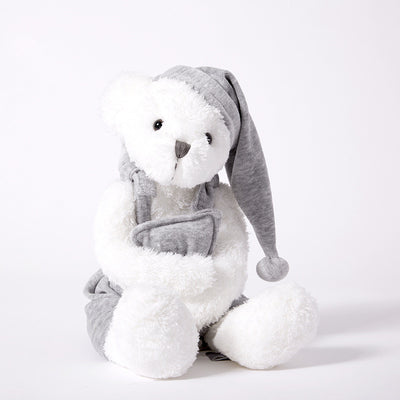 Peluche Osito en Pijama Blanco - Muñeco de Felpa Suave - Image 8