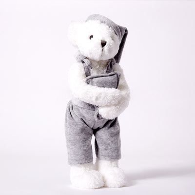 Peluche Osito en Pijama Blanco - Muñeco de Felpa Suave - Image 10