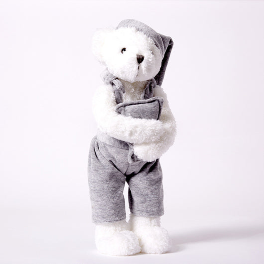 Peluche Osito en Pijama Blanco - Muñeco de Felpa Suave - Image 10
