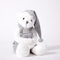 Peluche Osito en Pijama Blanco - Muñeco de Felpa Suave