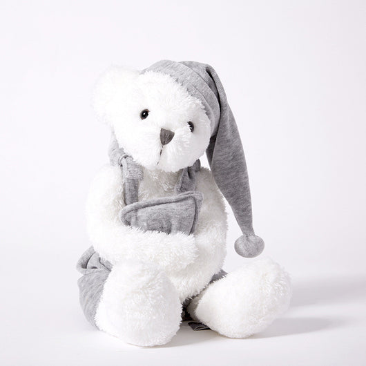 Peluche Osito en Pijama Blanco - Muñeco de Felpa Suave - Image 3