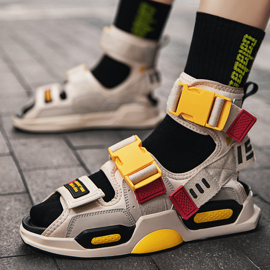 Sandalias Altas Coreanas Transpirables para Hombre - Estilo Casual Moderno - Image 9