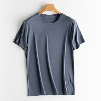 Camiseta de Lujo para Hombre en Seda y Algodón Mercerizado - Image 5