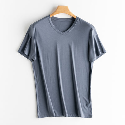 Camiseta de Lujo para Hombre en Seda y Algodón Mercerizado - Image 6