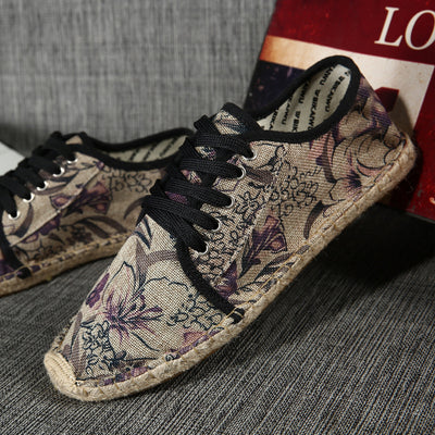Alpargatas Hombre Primavera - Zapatos de Lona Respirable Tipo Mocasín Slip On - Image 8