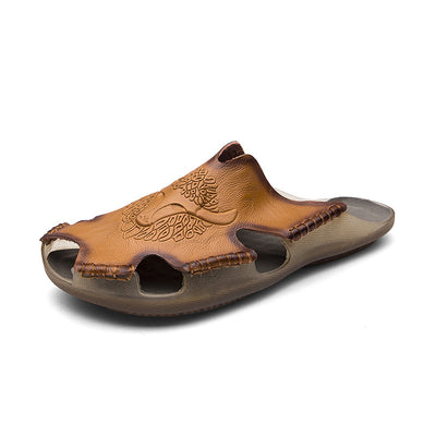 Sandalias de Playa Hombre con Suela de Tendón de Res Baotou - Image 5