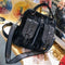 Bolso Diagonal con Lentejuelas y Pana Brillante