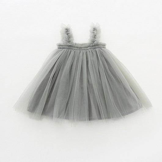 Vestido Tutú Princesa con Orejas de Madera y Falda de Tul Gasa - Image 13