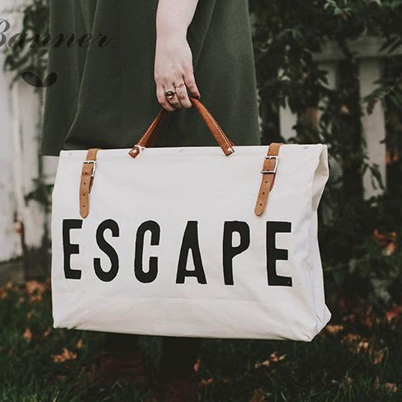 Bolsa de Viaje para Hombre en Cuero y Lona con Detalles en Rosa