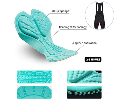 Conjunto de Ciclismo de Verano con Tirantes Transpirable para Montaña - Image 21
