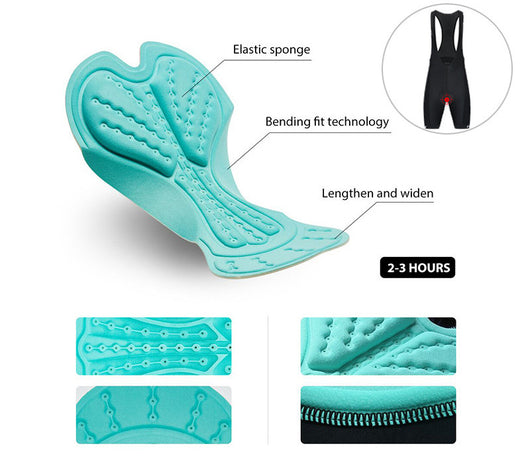 Conjunto de Ciclismo de Verano con Tirantes Transpirable para Montaña - Image 21