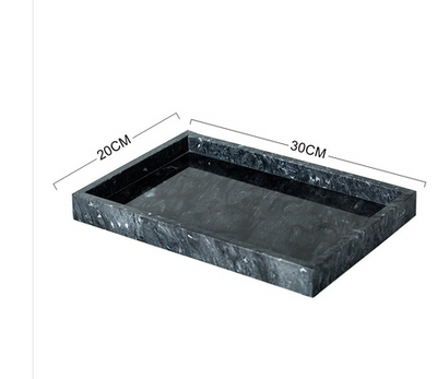 Juego de Bandeja de Mármol Nórdico para Baño - Image 8