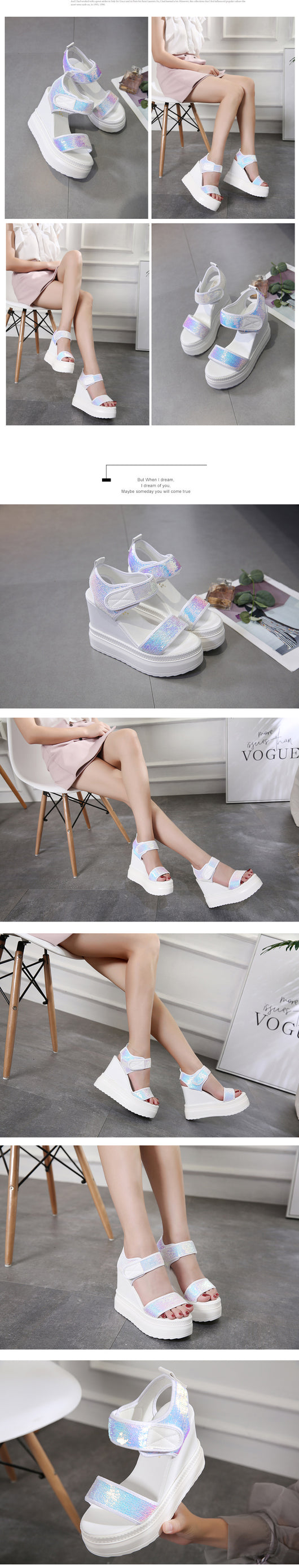 Zapatos de Novia con Suela Gruesa y Alzada Interior - Image 12