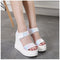 Zapatos de Novia con Suela Gruesa y Alzada Interior