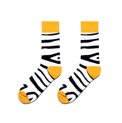 Calcetines Largos Vintage Verde y Amarillo Estampados - Image 7