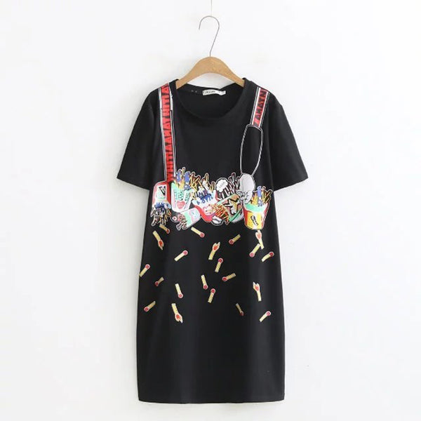 Vestido de Verano Elegante Talla Grande