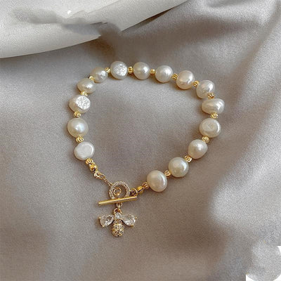 Pulsera Trenzada de Perlas Naturales - Diseño Exclusivo para Chicas - Image 10