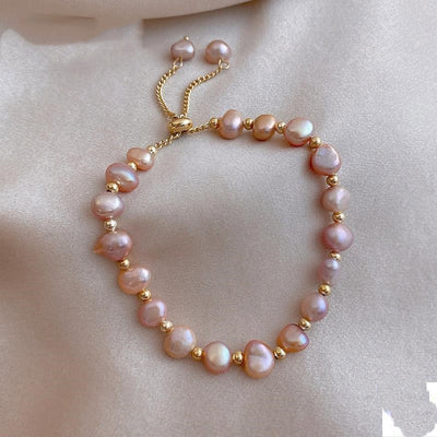 Pulsera Trenzada de Perlas Naturales - Diseño Exclusivo para Chicas - Image 6