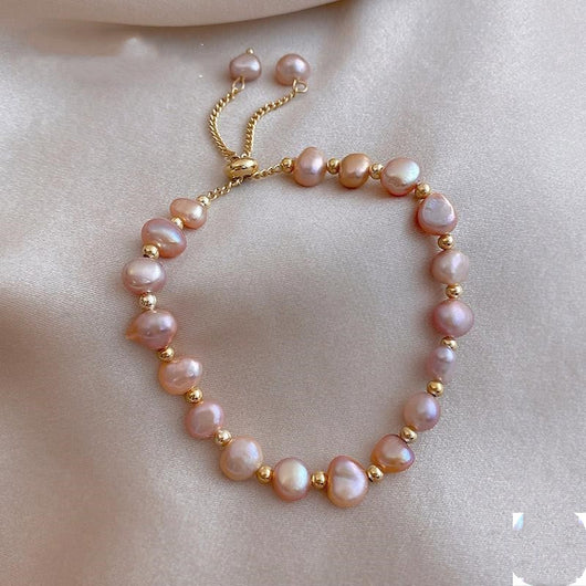 Pulsera Trenzada de Perlas Naturales - Diseño Exclusivo para Chicas - Image 9