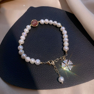 Pulsera Trenzada de Perlas Naturales - Diseño Exclusivo para Chicas - Image 5