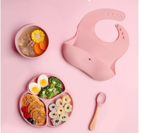 Set de Plato y Cuchara de Silicona con Ventosa para Bebés - Vajilla Antideslizante para Alimentación - Image 22
