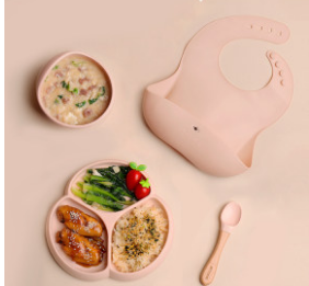 Set de Plato y Cuchara de Silicona con Ventosa para Bebés - Vajilla Antideslizante para Alimentación - Image 14