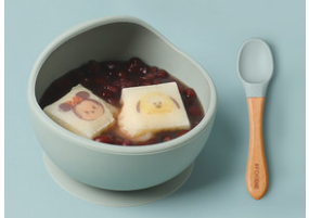 Set de Plato y Cuchara de Silicona con Ventosa para Bebés - Vajilla Antideslizante para Alimentación - Image 5