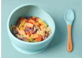Set de Plato y Cuchara de Silicona con Ventosa para Bebés - Vajilla Antideslizante para Alimentación - Image 6