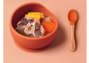 Set de Plato y Cuchara de Silicona con Ventosa para Bebés - Vajilla Antideslizante para Alimentación - Image 8