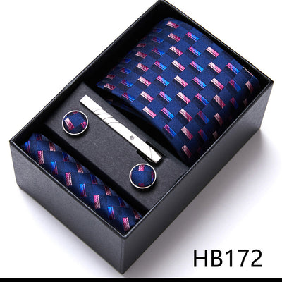 Set de 6 Corbatas Elegantes en Caja de Regalo - Colección Formal para Negocios y Bodas - Image 7