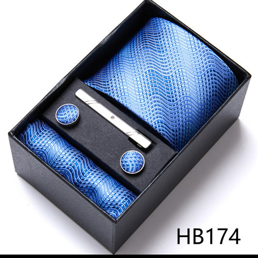 Set de 6 Corbatas Elegantes en Caja de Regalo - Colección Formal para Negocios y Bodas - Image 9