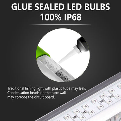 Luz LED Sumergible 12V 100W Amarillo Verde para Pesca Nocturna y Calamares - Image 7