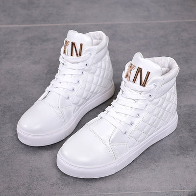 Zapatillas Deportivas Plataforma Mujer Estilo Coreano - Casual de Caña Alta - Image 5