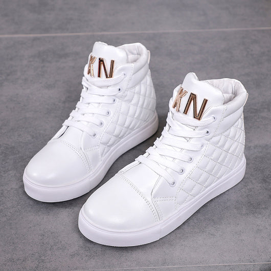 Zapatillas Deportivas Plataforma Mujer Estilo Coreano - Casual de Caña Alta - Image 5