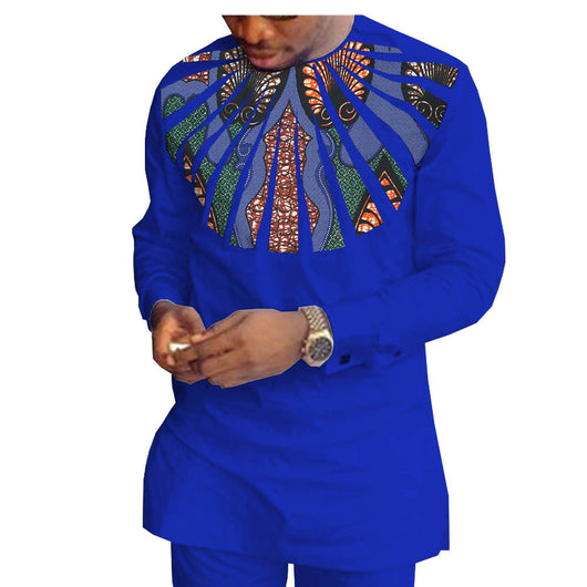 Traje Casual Hombre Algodón Batik Étnico Africano - Image 19