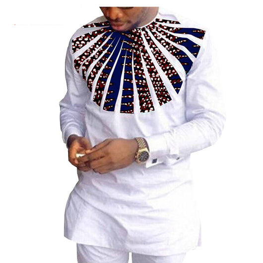 Traje Casual Hombre Algodón Batik Étnico Africano - Image 15