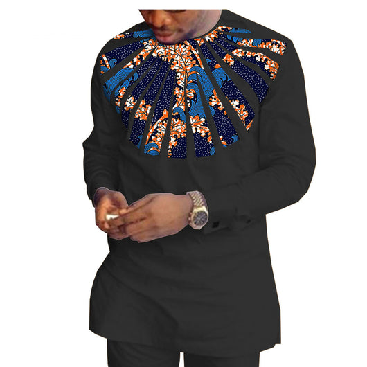 Traje Casual Hombre Algodón Batik Étnico Africano - Image 13