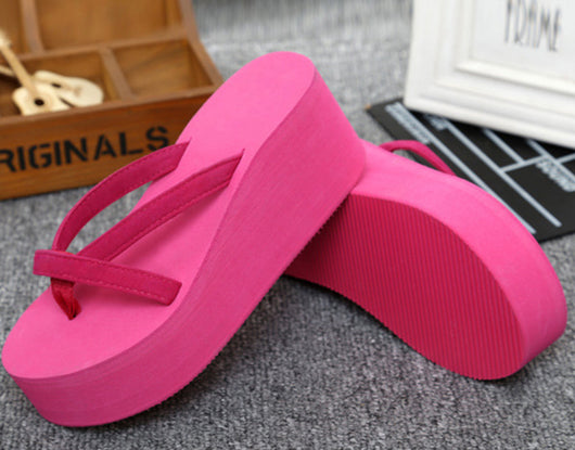 Sandalias de Playa para Mujer con Tacón Inclinado y Suela Antideslizante - Image 7