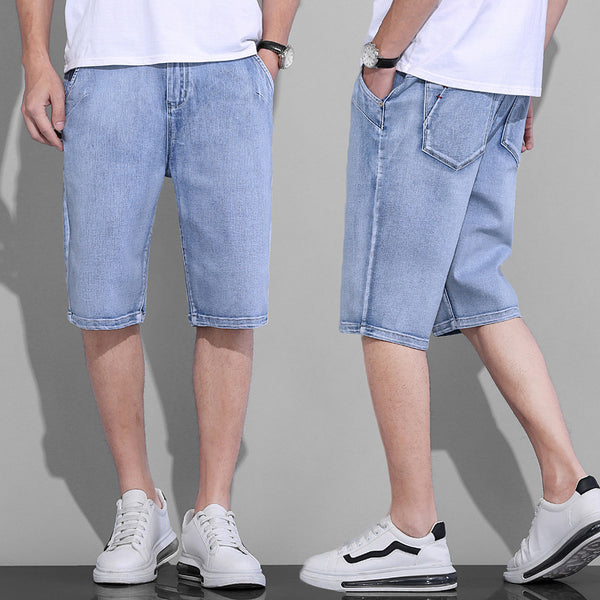 Pantalones Cortos Tipo Bermuda de Cinco Bolsillos para Hombre - Estilo Verano