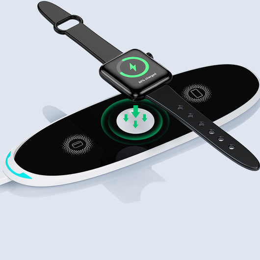 Cargador Rápido Inalámbrico 3 en 1 para Reloj, Auriculares y Smartphone - Image 8