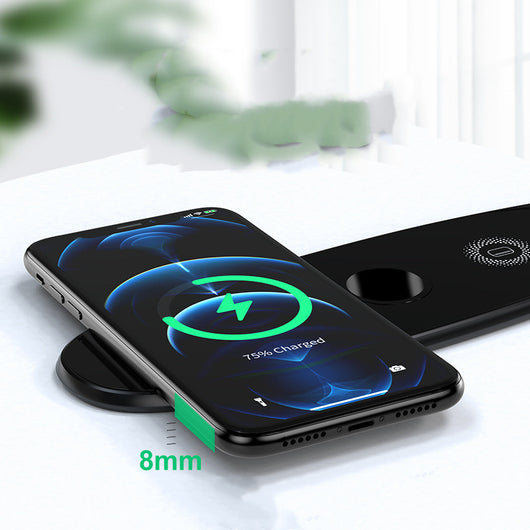 Cargador Rápido Inalámbrico 3 en 1 para Reloj, Auriculares y Smartphone - Image 7
