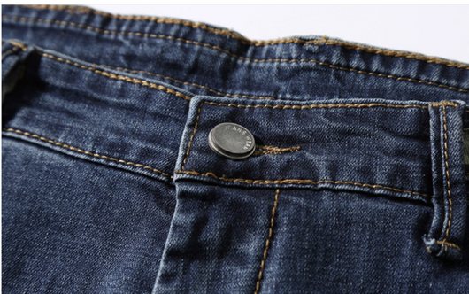 Jeans Stretch Talla Grande Hombre con Detalles Rotos - Image 15