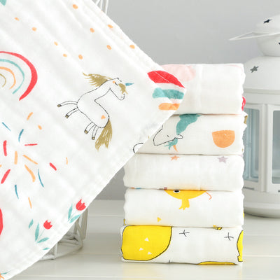 Toalla Absorbente de Algodón Plisado con Estampado Infantil - Image 26