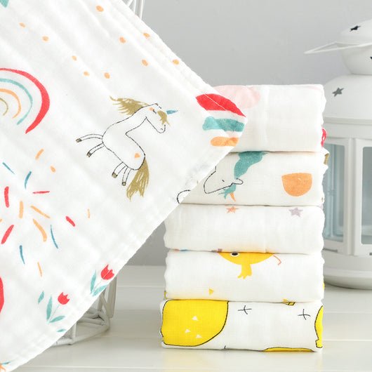 Toalla Absorbente de Algodón Plisado con Estampado Infantil - Image 26