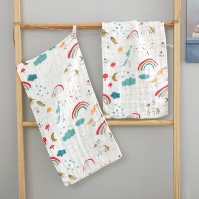 Toalla Absorbente de Algodón Plisado con Estampado Infantil - Image 3