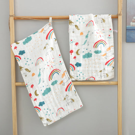 Toalla Absorbente de Algodón Plisado con Estampado Infantil - Image 3