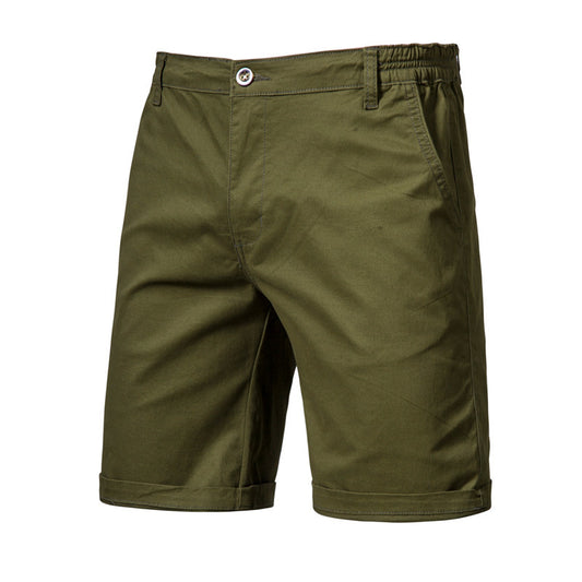 Shorts Casuales Slim Fit de Color Liso para Hombre - Image 2